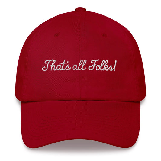 Looney Tunes That's All Folks! Dad Hat