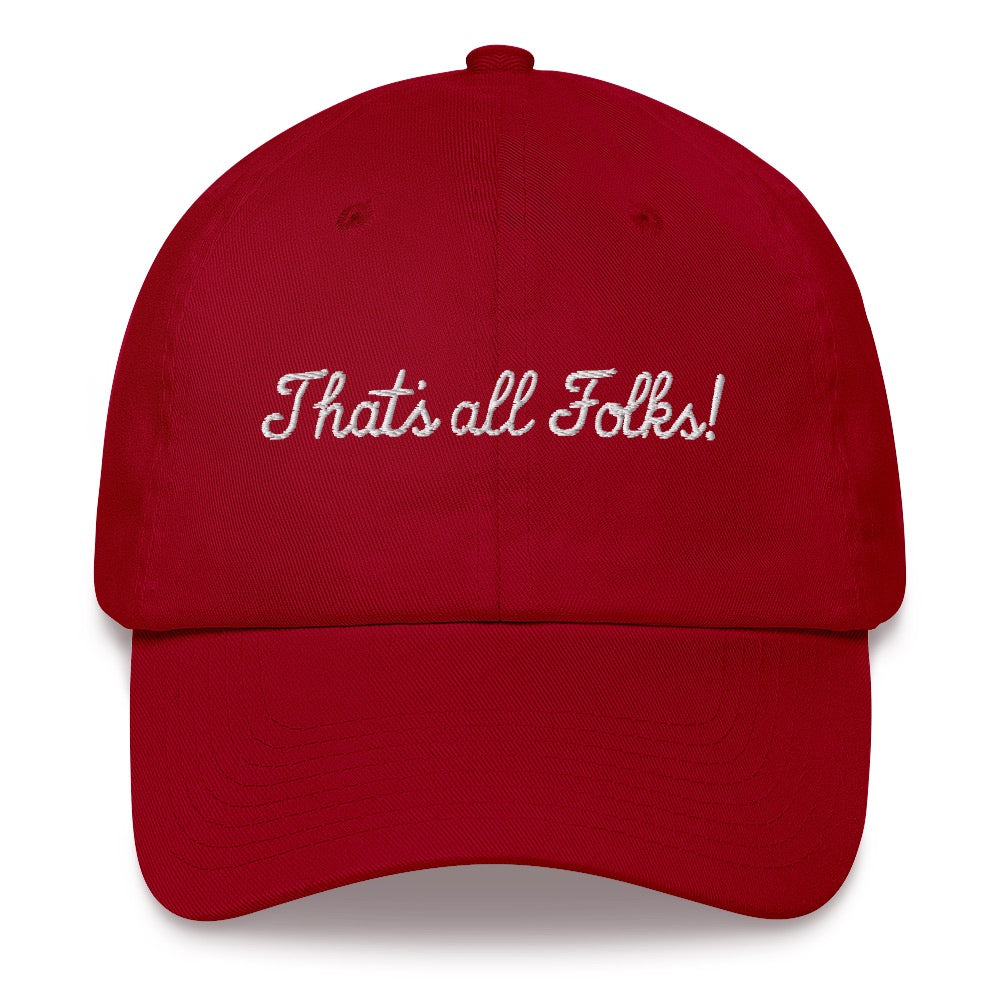 Looney Tunes That's All Folks! Dad Hat
