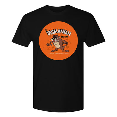 Looney Tunes Tasmanian Devil Circle Adult T-Shirt