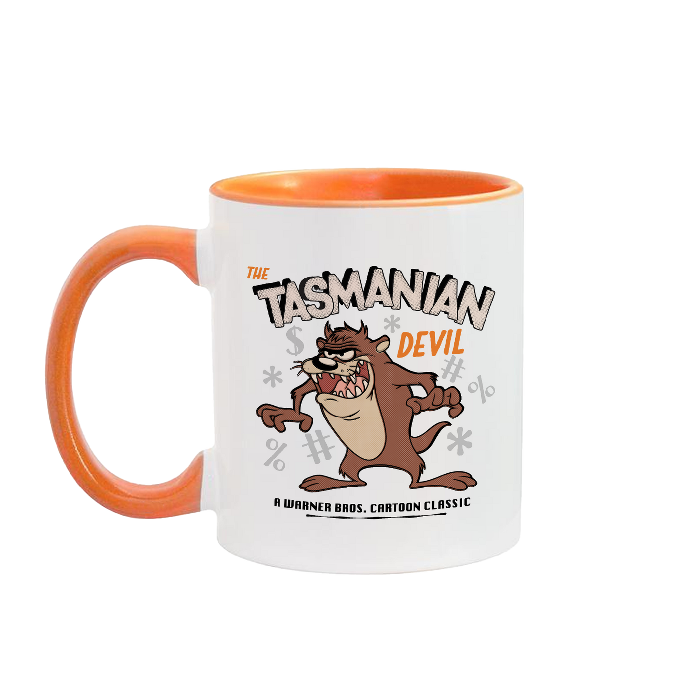 Looney Tunes Tasmanian Devil Grawlix Two-Tone Mug