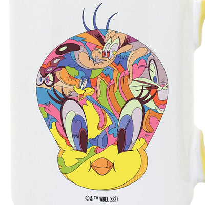 Looney Tunes Tweety Graffiti Head Two-Tone Mug