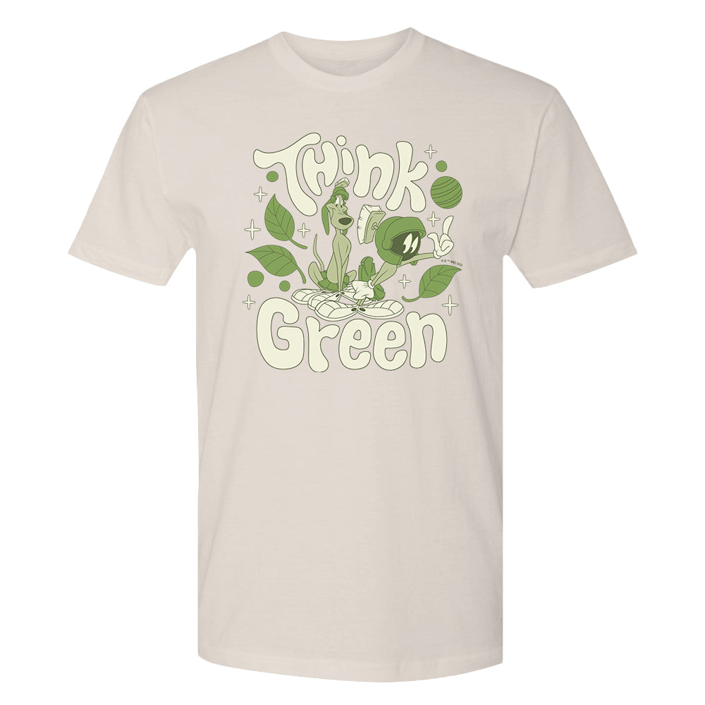 Looney Toons Think Green Adult Short Sleeve T-Shirt
