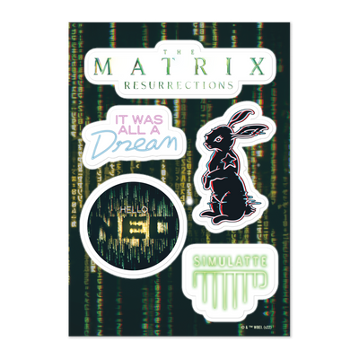 The Matrix Resurrections Sticker Sheet