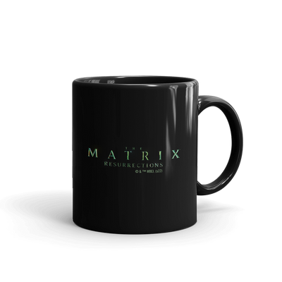 The Matrix Resurrections Logo Black Mug
