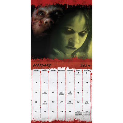 Horror 16-Month 2024 Mini Calendar