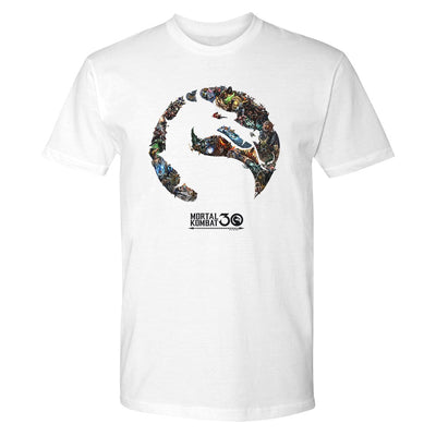 Mortal Kombat 30th Anniversary Logo Adult Short Sleeve T-Shirt T-shirt