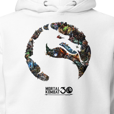 Exclusive Mortal Kombat 30th Anniversary Logo Fleece Hooded Sweatshirt