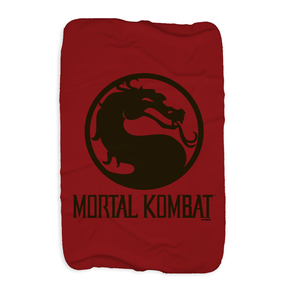Mortal Kombat Dragon Sherpa Blanket
