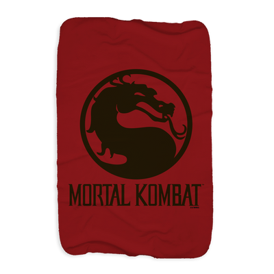 Mortal Kombat Dragon Sherpa Blanket