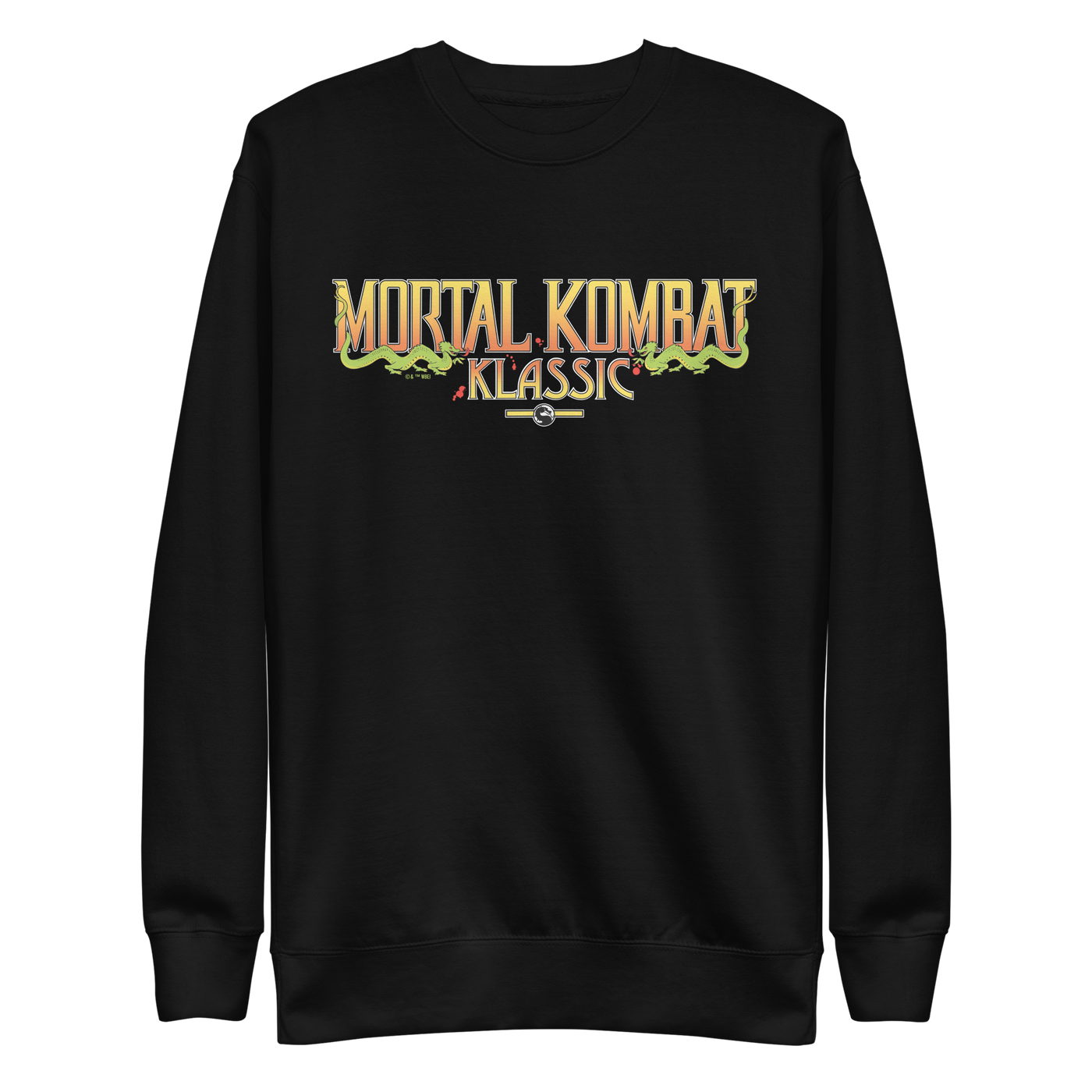 Mortal Kombat Logo Unisex Fleece Pullover