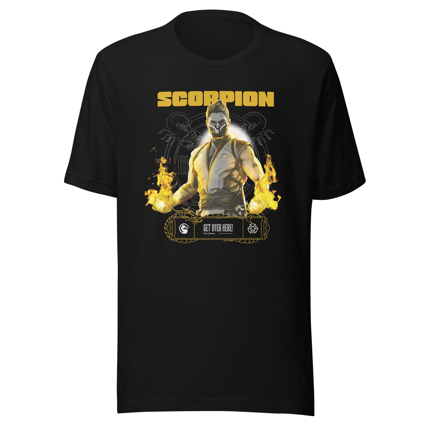 Exclusive Mortal Kombat 1 Scorpion Adult T-Shirt