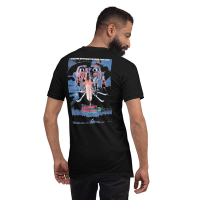 A Nightmare On Elm Street 3 Key Art Adult T-Shirt