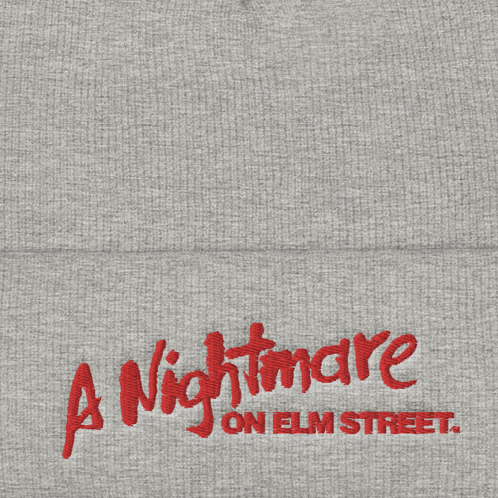 A Nightmare on Elm Street Logo Embroidered Beanie