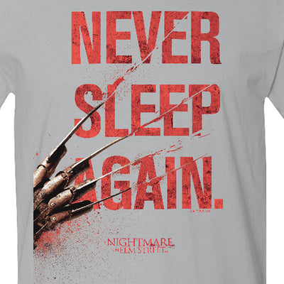 A Nightmare on Elm Street Never Sleep Again Adult Short Sleeve T-Shirt
