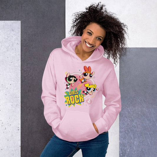 PowerPuff Girls Distressed Girls Rock Hoodie