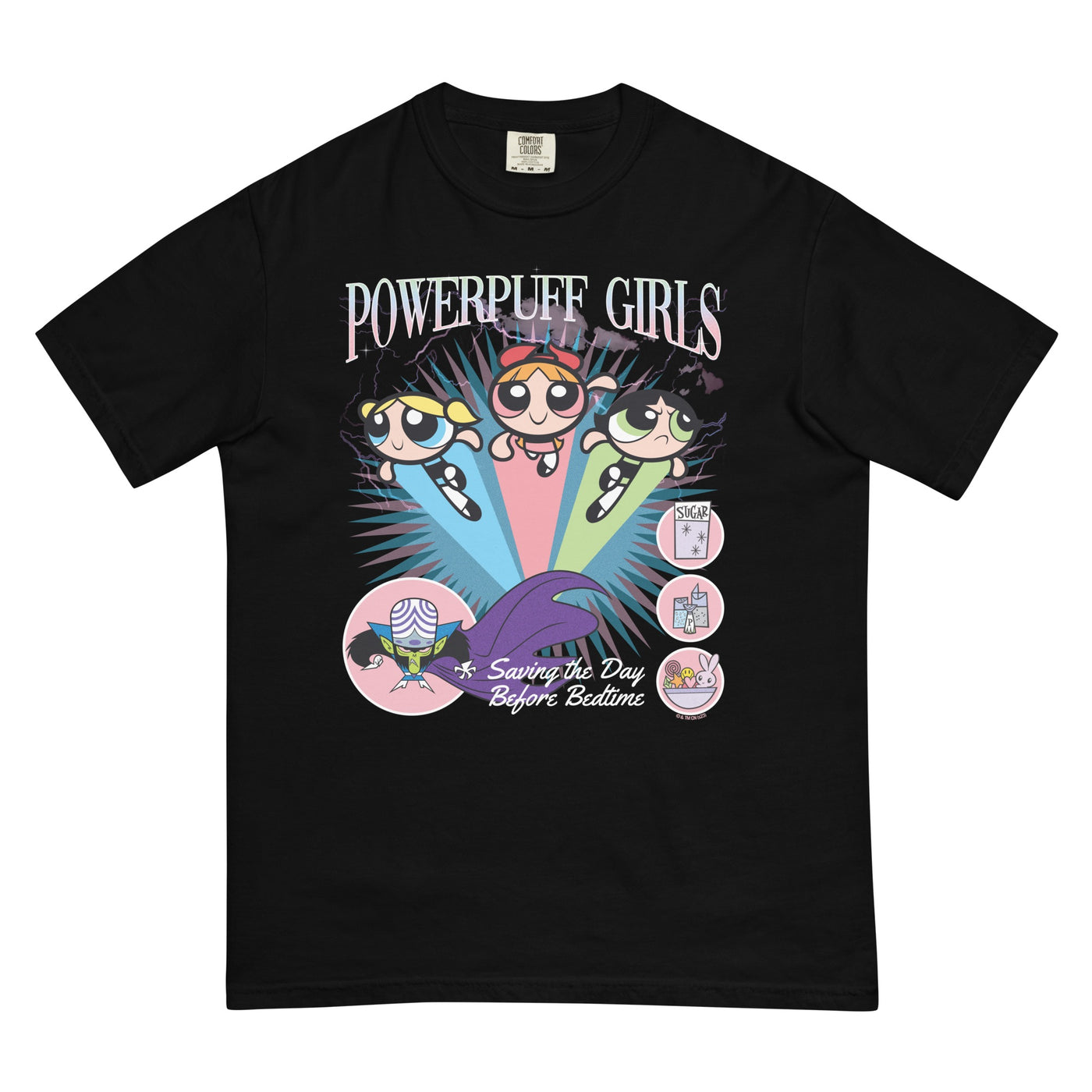 PowerPuff Girls Saving the Day Before Bedtime T-shirt