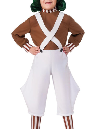 Charlie and the Chocolate Factory Oompa Loompa Costume for Kids
