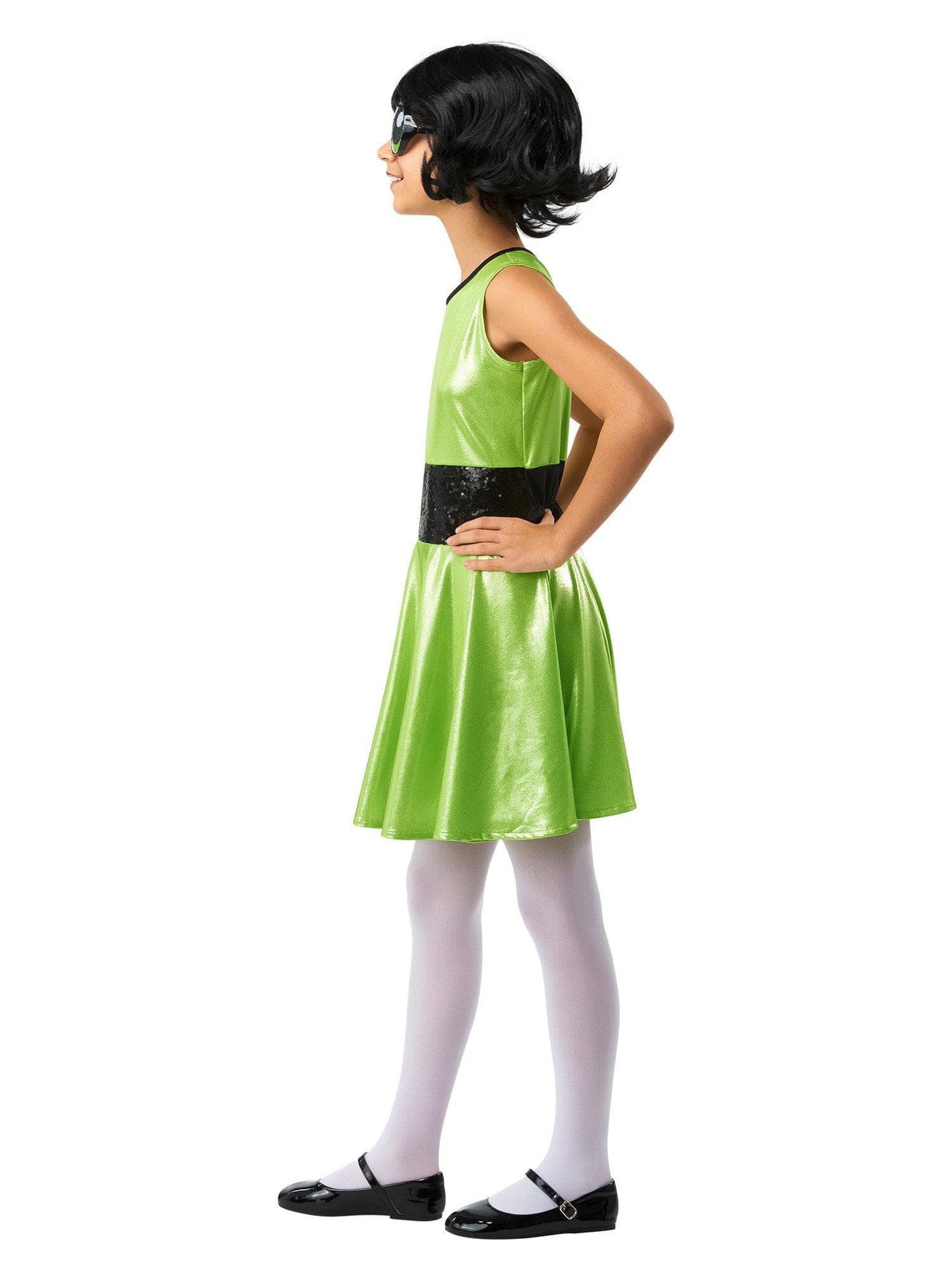 Girls Buttercup Peasant Dress Costume - Small Size, Zipper Closure