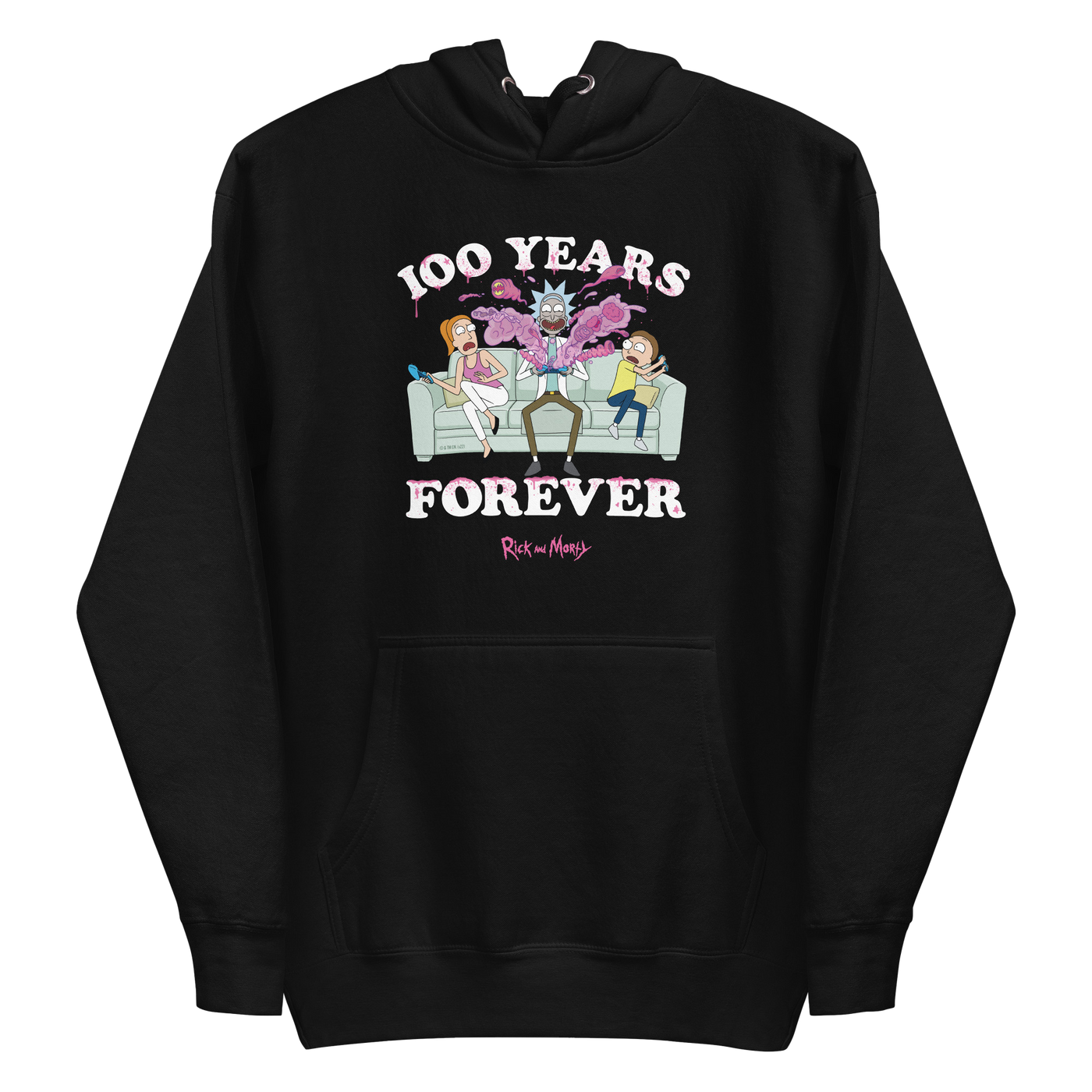 Rick and Morty 100 Years Forever Hoodie