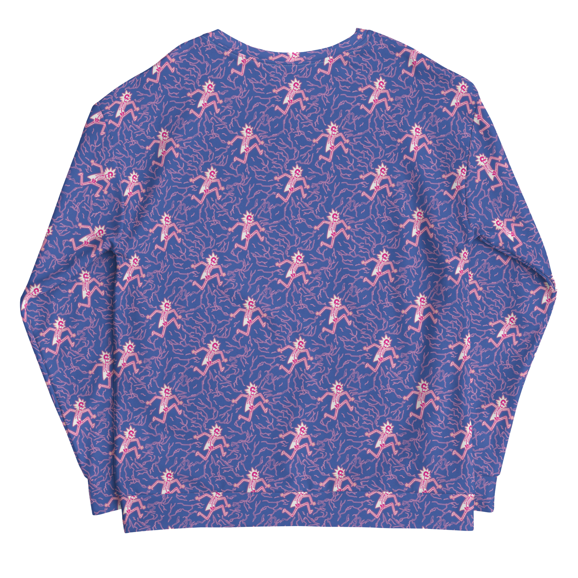 Rick and Morty 41 Pattern Unisex Crew Neck Sweatshirt