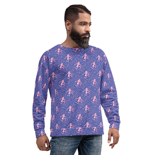Rick and Morty 41 Pattern Unisex Crew Neck Sweatshirt