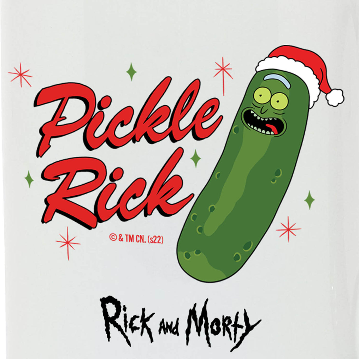 Rick and Morty Christmas Pickle Two-Tone Mug