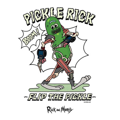 Rick and Morty Flip the Pickle Raglan