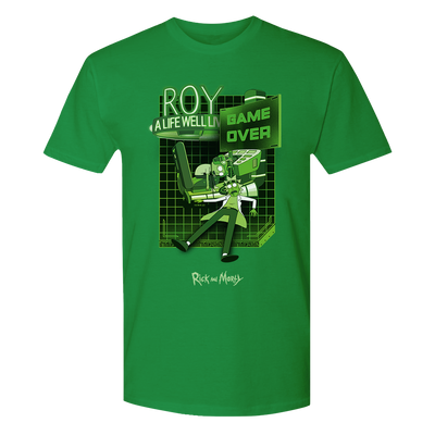 Rick and Morty Game Over Adult T-Shirt