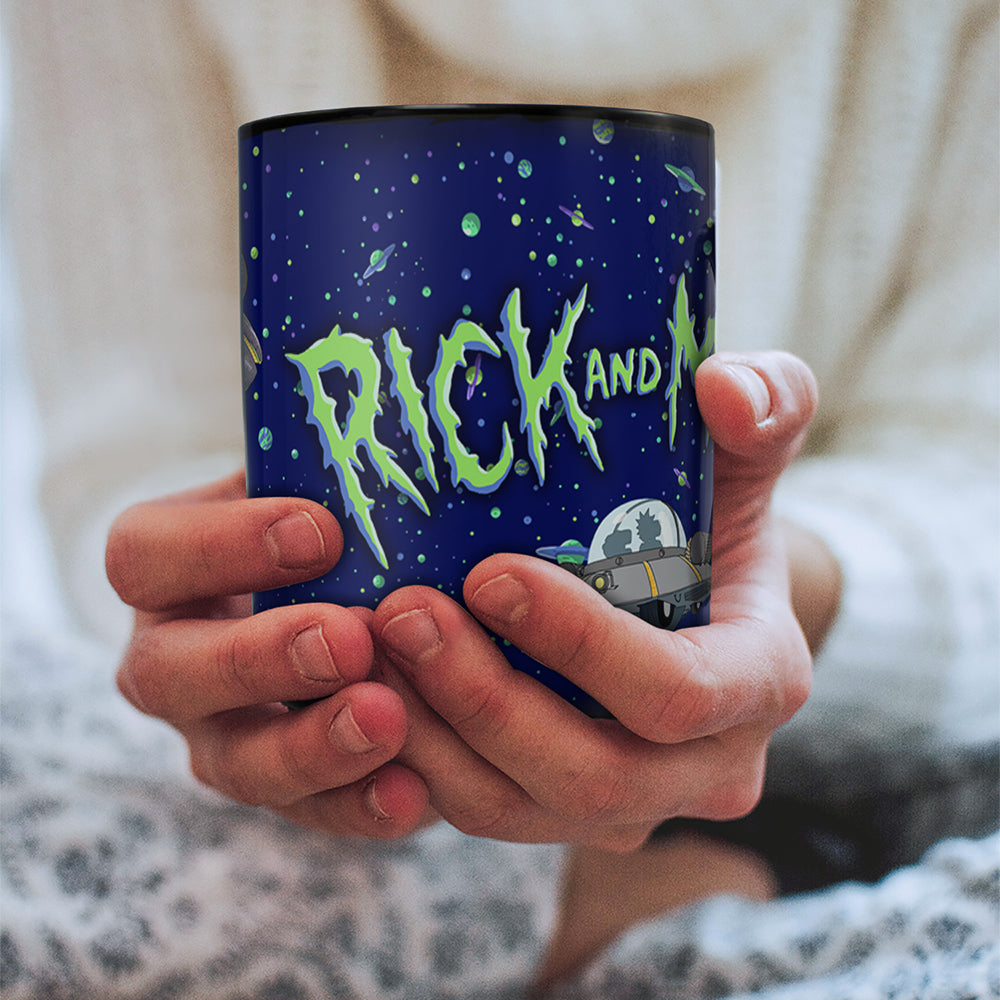 Rick and Morty Space Clue Morphing Mugs® Heat Sensitive Mug Rick and Morty Space Clue Morphing Mugs® Heat Sensitive Mug