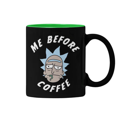 Rick and Morty Me Before Coffee Ceramic Mug