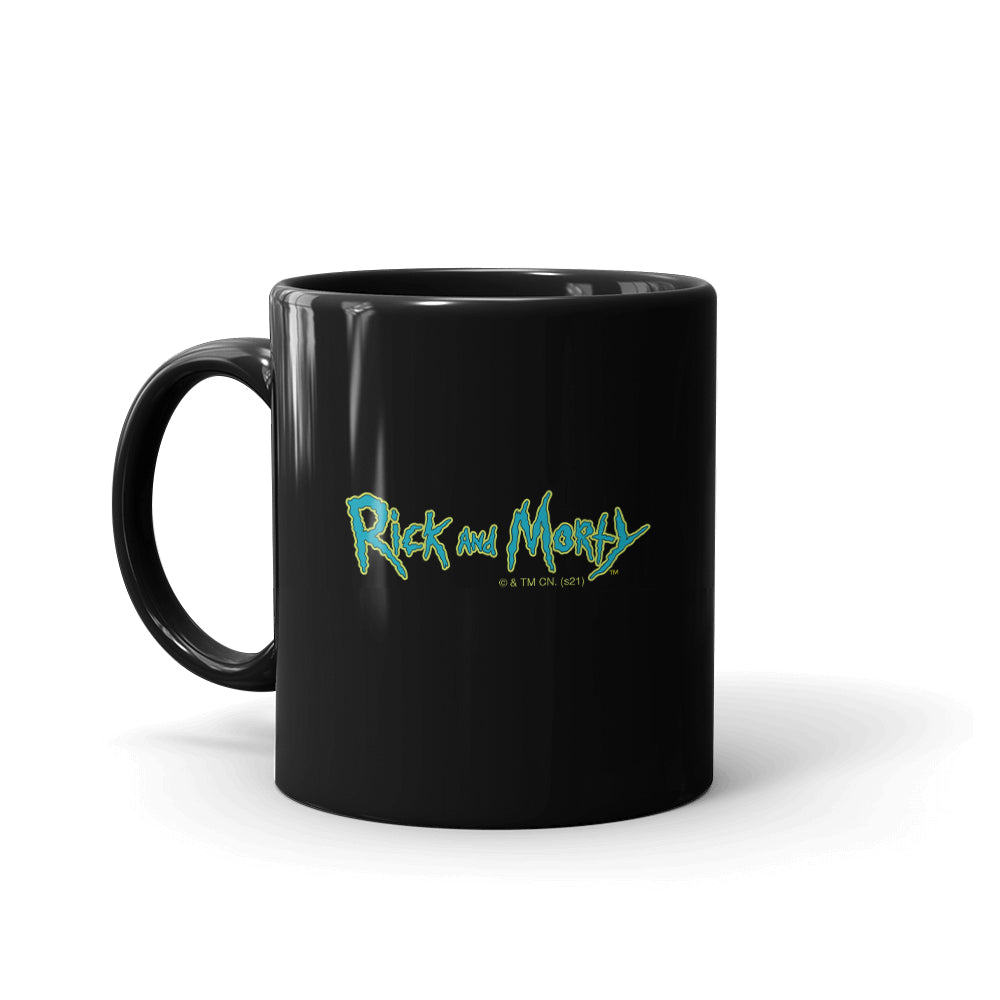 Rick and Morty Portal Boyz 4 Life Black Mug
