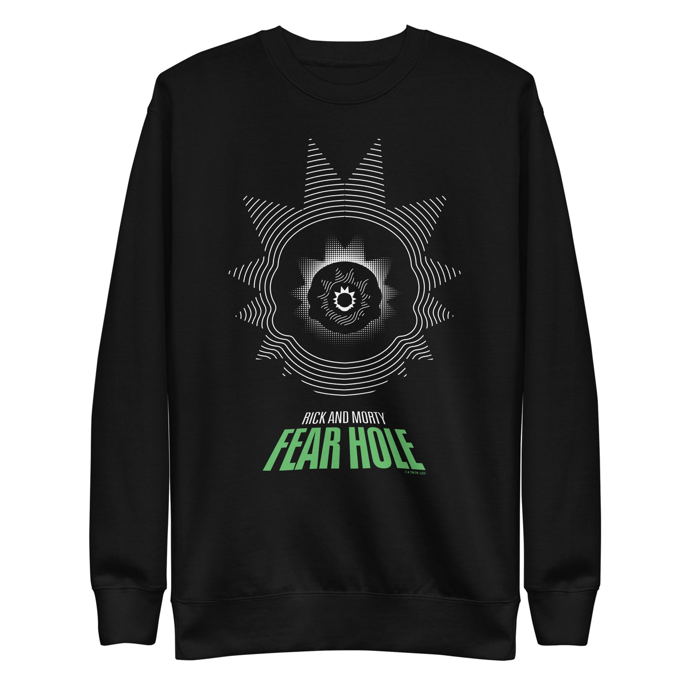 Rick and Morty Fear Hole Adult Sweatshirt