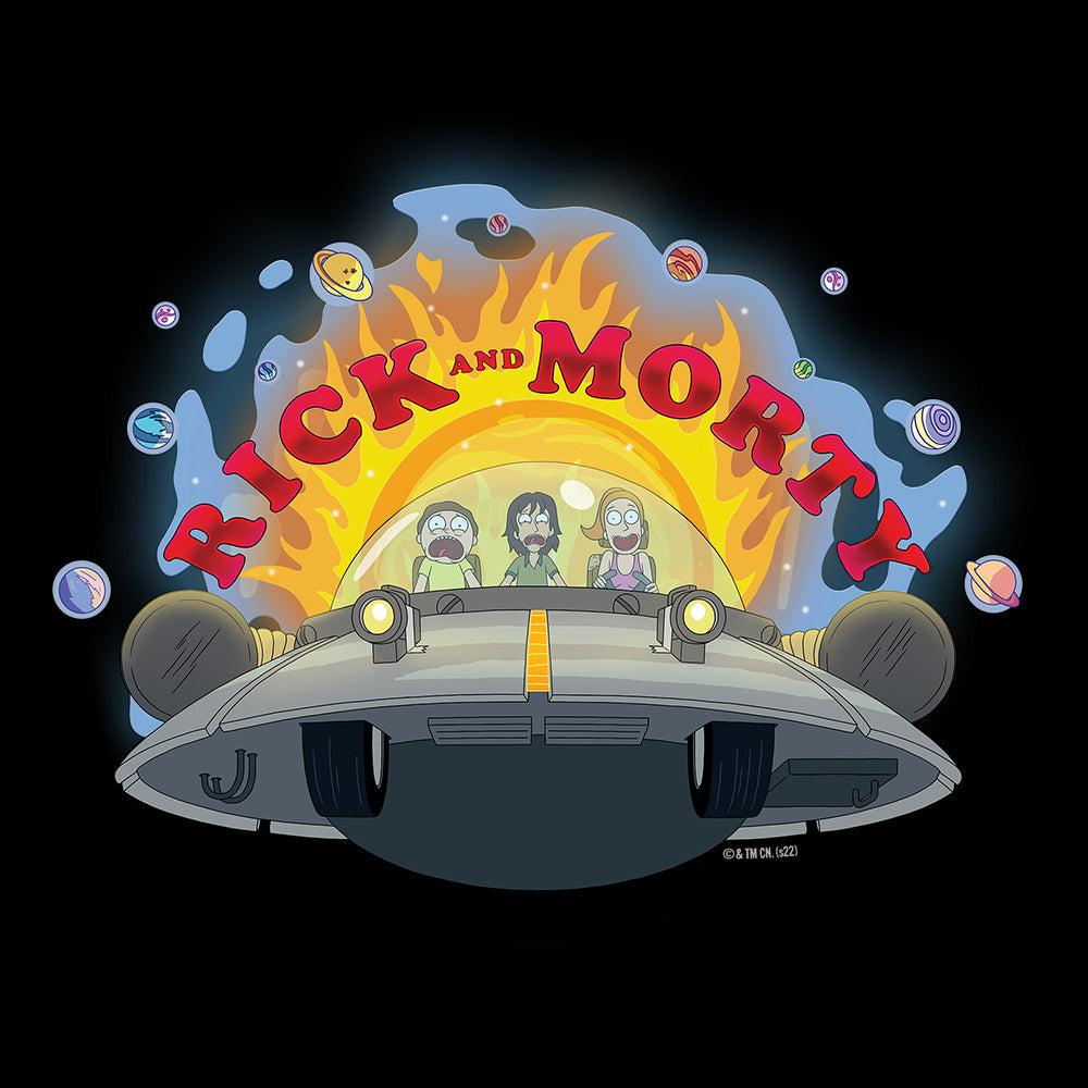 Rick & Morty Spaceship Unisex Hoodie