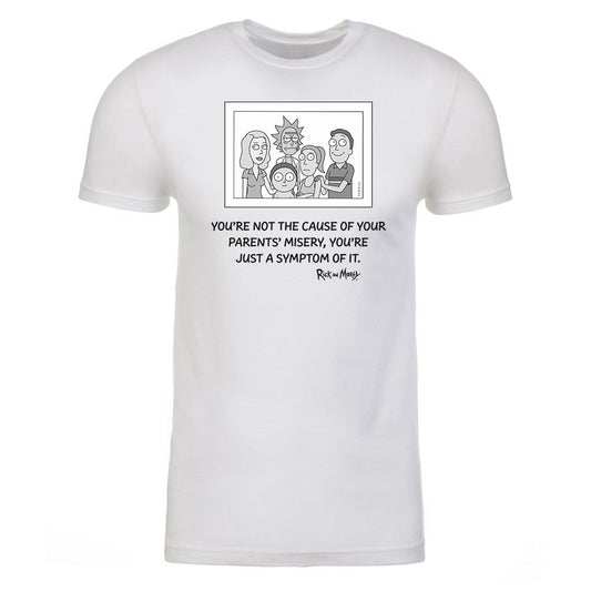 Rick and Morty Symptom of Misery Adult Short Sleeve T-Shirt