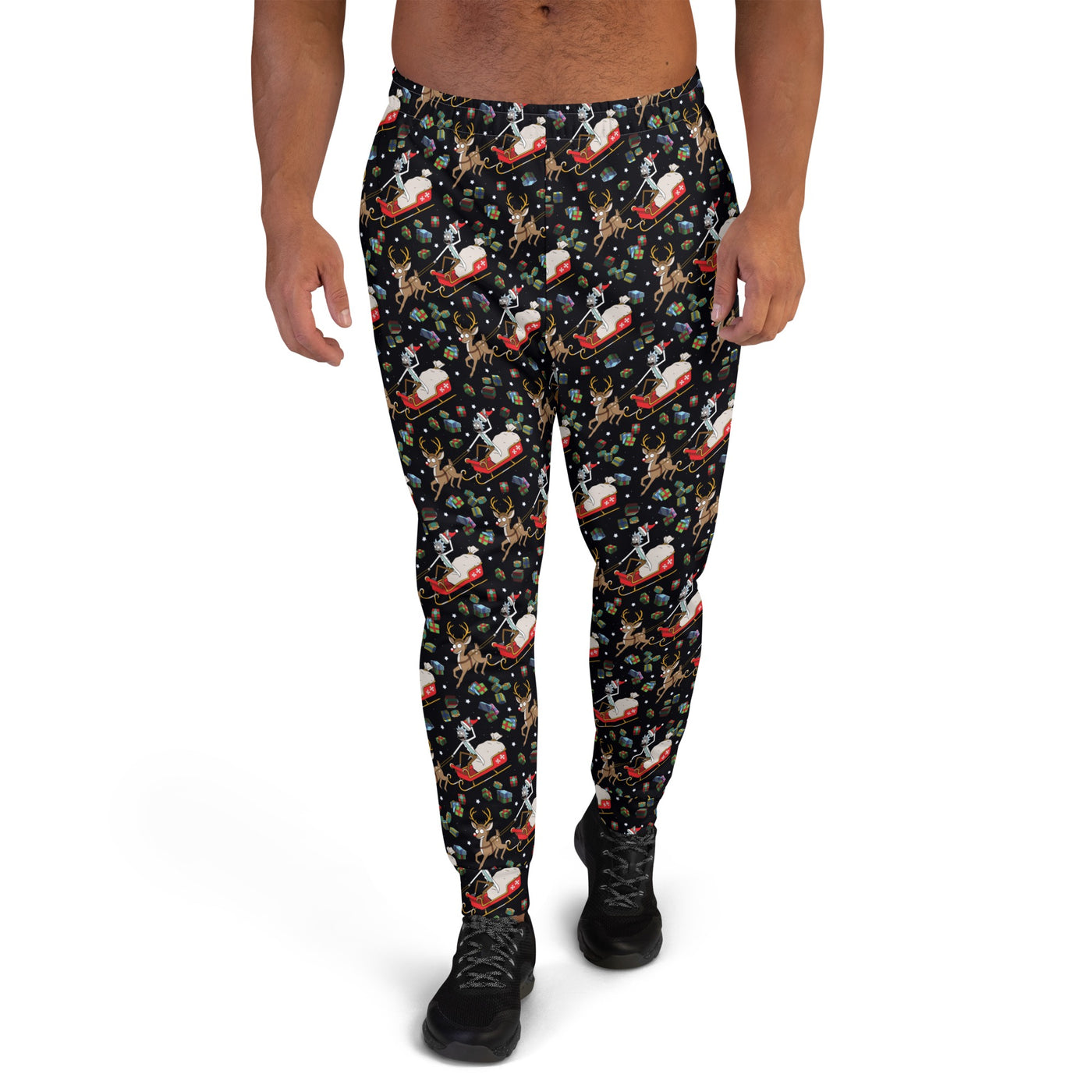 Rick and Morty Sleigh Pattern Unisex Joggers