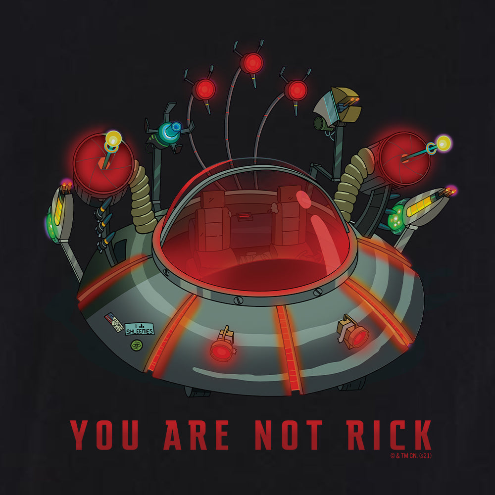 Rick and Morty You Are Not Rick Adult Short Sleeve T-Shirt