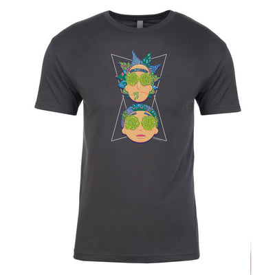 Rick and Morty Character Heads Adult Short Sleeve T-Shirt