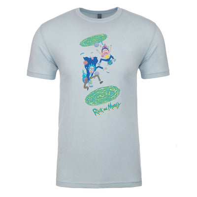 Rick and Morty Portal Jump Adult Short Sleeve T-Shirt