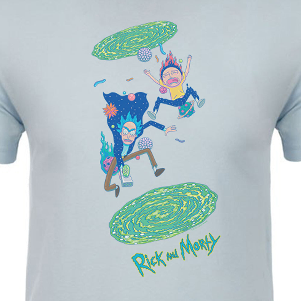 Rick and Morty Portal Jump Adult Short Sleeve T-Shirt