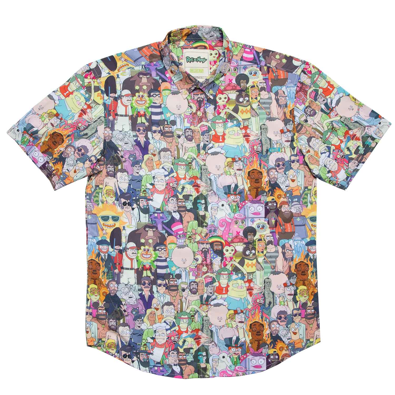 RSVLTS Rick and Morty Interdimensional Mashup KUNUFLEX Short Sleeve Shirt