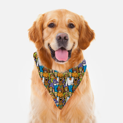 Scooby Doo Gang Pattern Pet Bandana