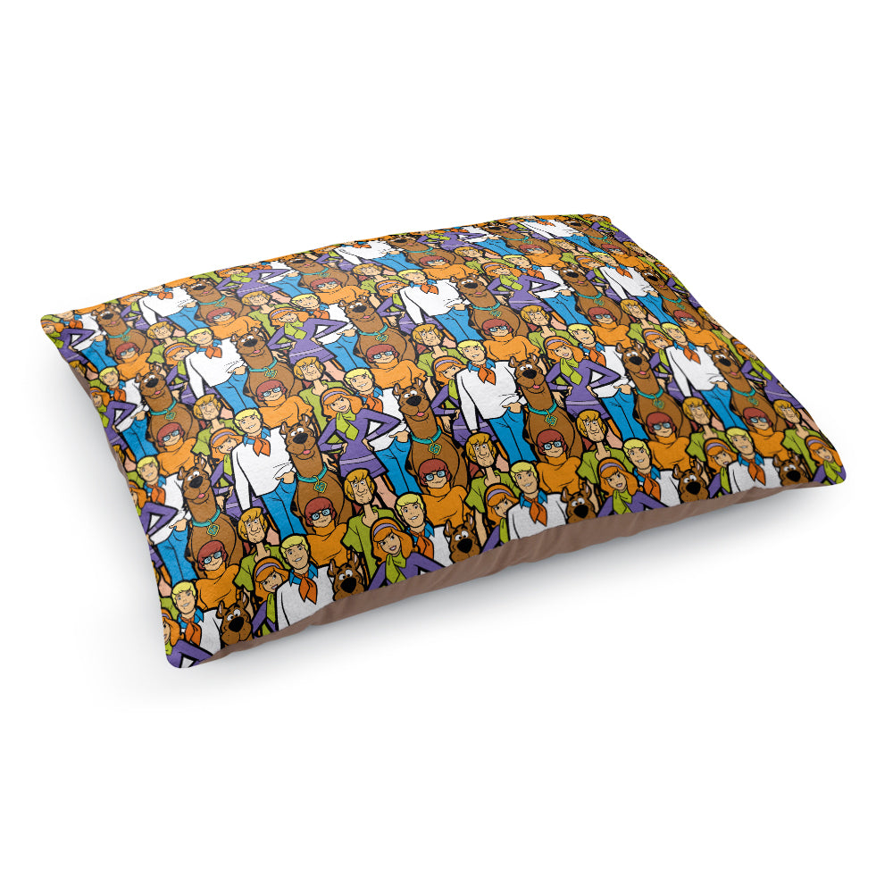 Scooby Doo Gang Pattern Pet Bed