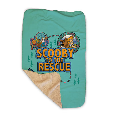 Scooby-Doo Scooby to the Rescue Sherpa Blanket