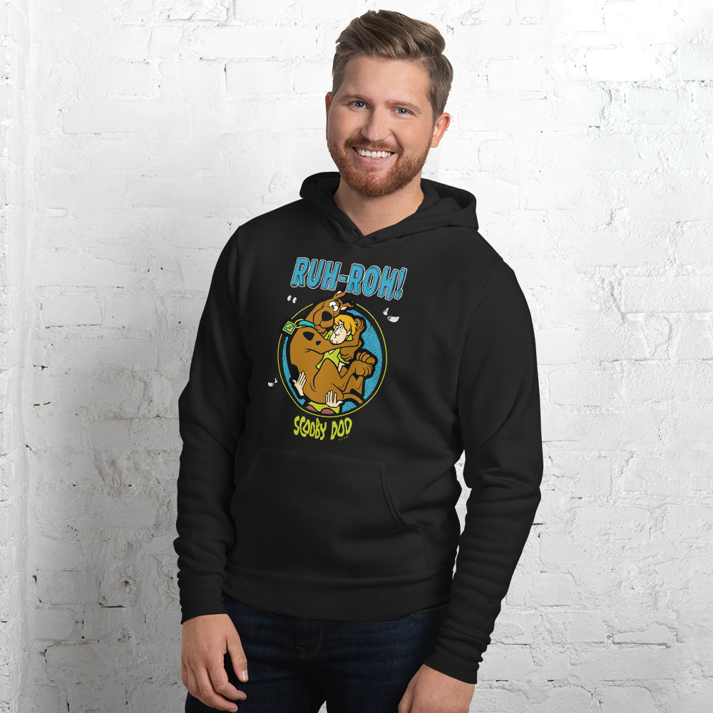 Scooby-Doo RUH-ROH Adult Fleece Hooded Sweatshirt