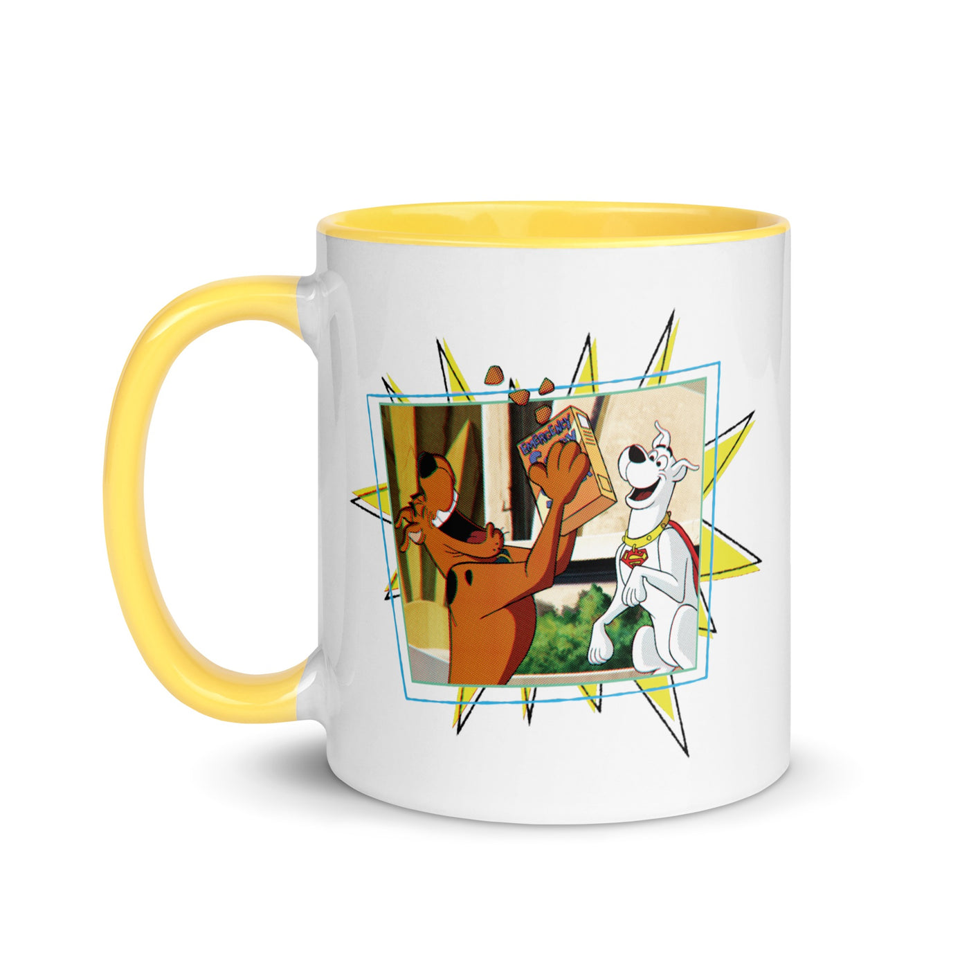 Scooby-Doo and Krypto, Too! Snack Time Two Tone Mug