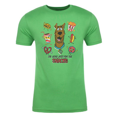 Scooby-Doo I'm Here Just For The Snacks Adult Short Sleeve T-Shirt