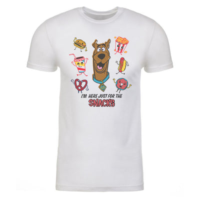 Scooby-Doo I'm Here Just For The Snacks Adult Short Sleeve T-Shirt