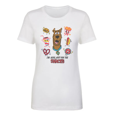 Scooby-Doo I'm Here Just For The Snacks Women's Short Sleeve T-Shirt