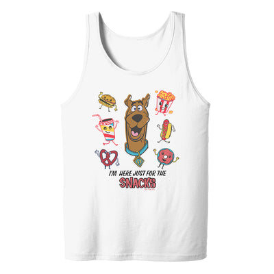 Scooby-Doo I'm Here Just For The Snacks Adult Tank Top