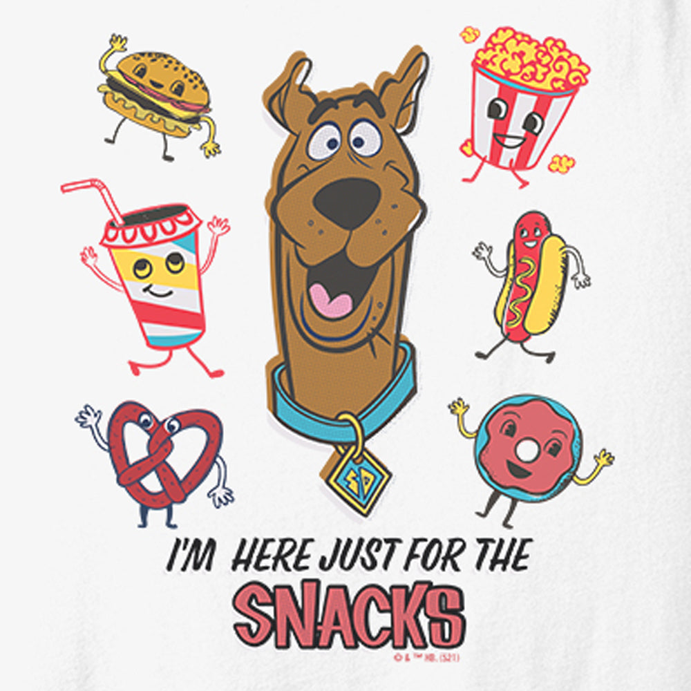 Scooby-Doo I'm Here Just For The Snacks Adult Tank Top